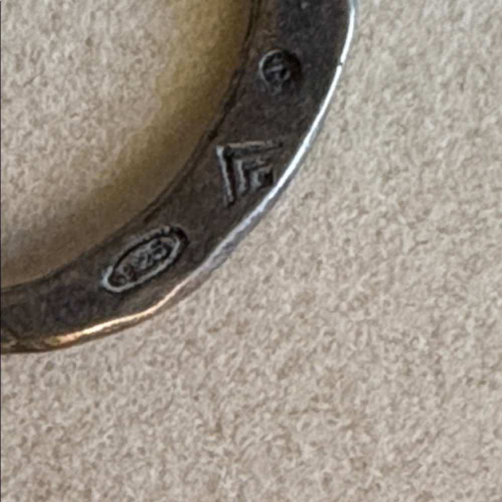 Silpada Silver Hammered Multi-Ring Dangle Earrings - image 2